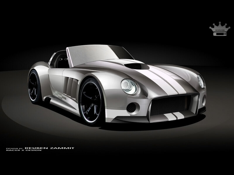 silver sports car concept
