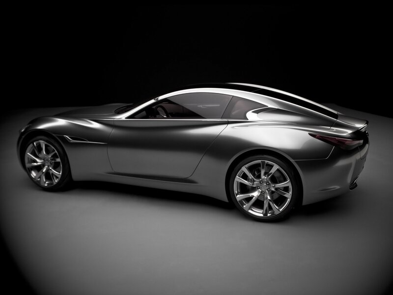 silver sports car concept