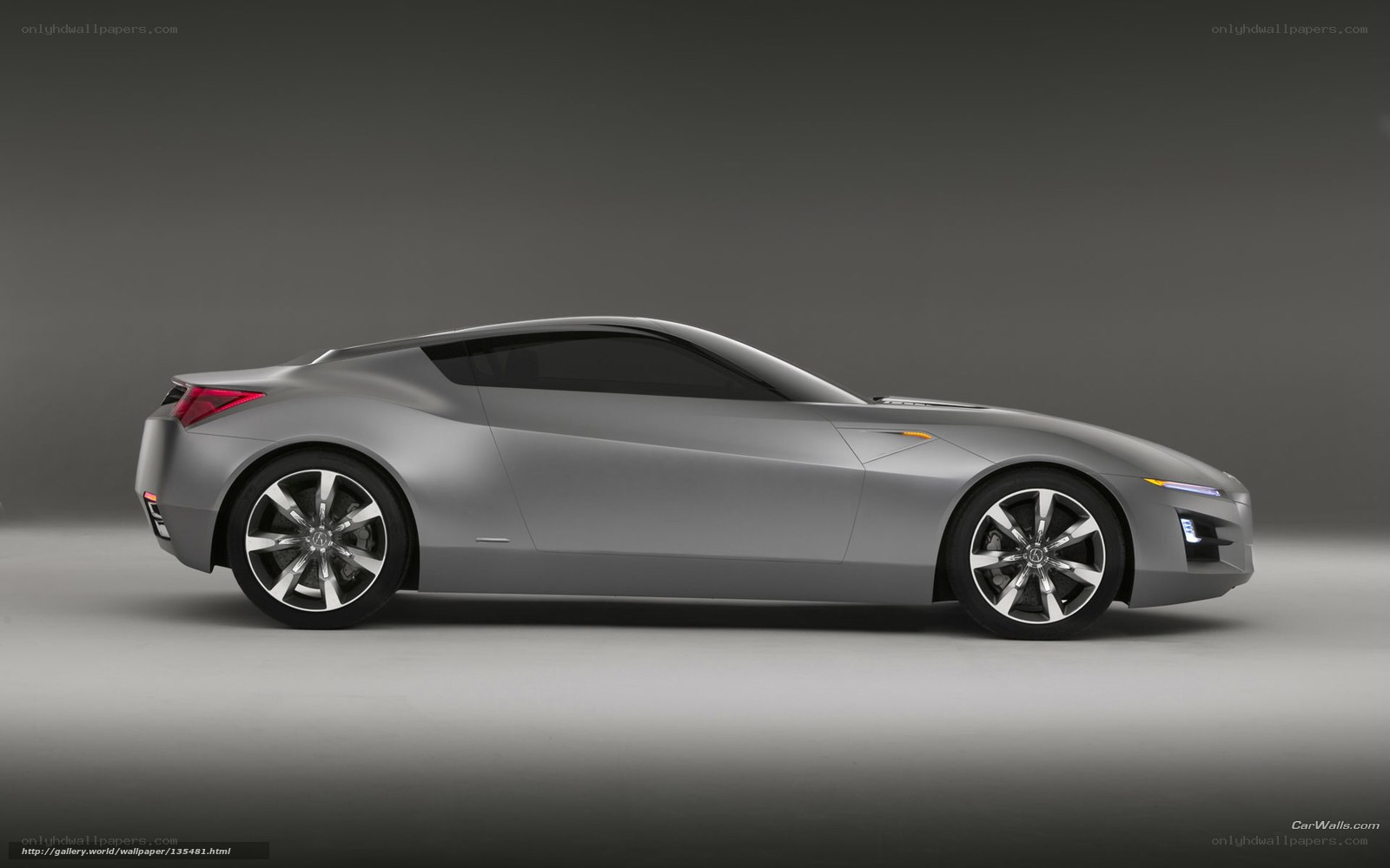 silver sports car concept