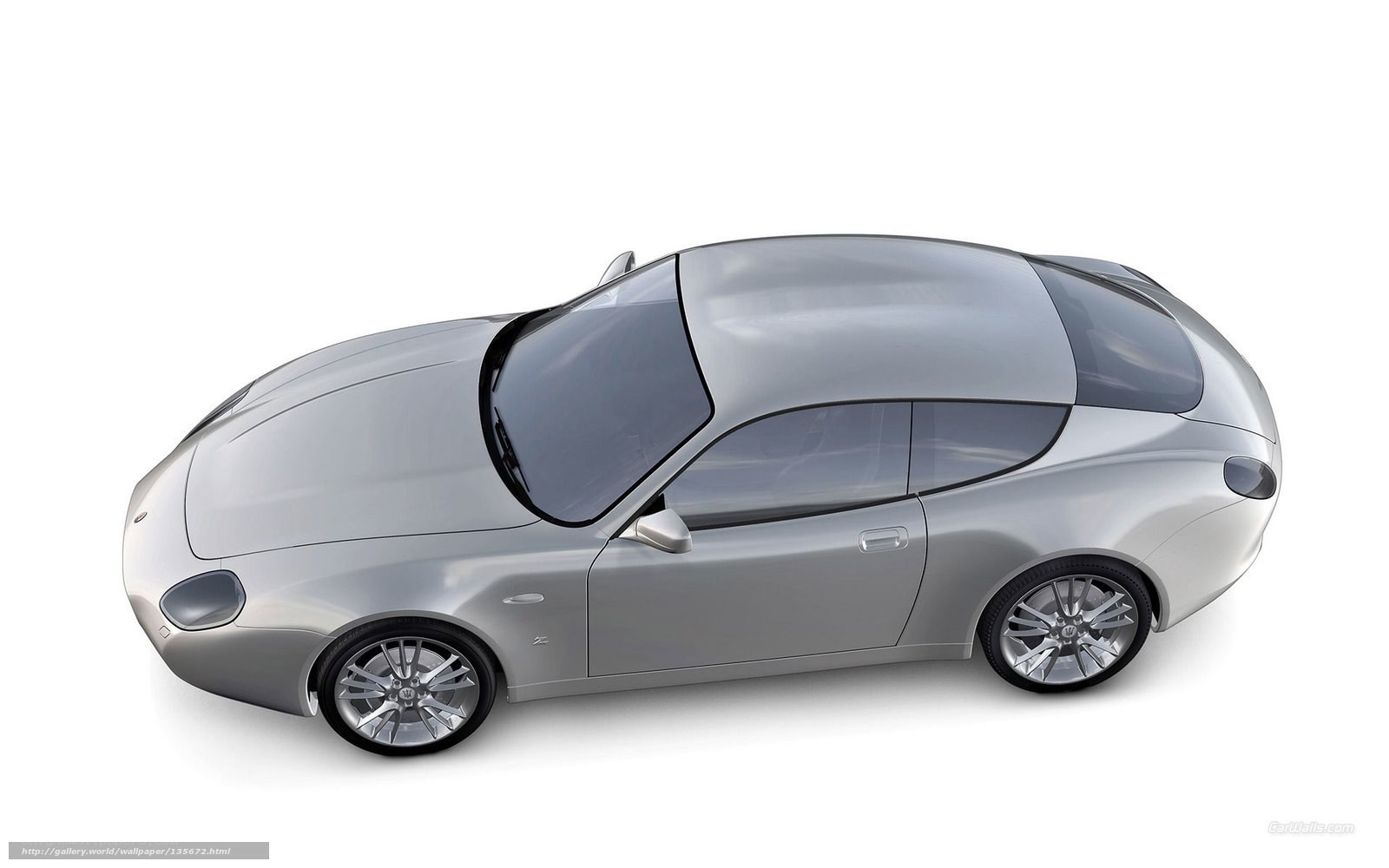 silver sports car concept