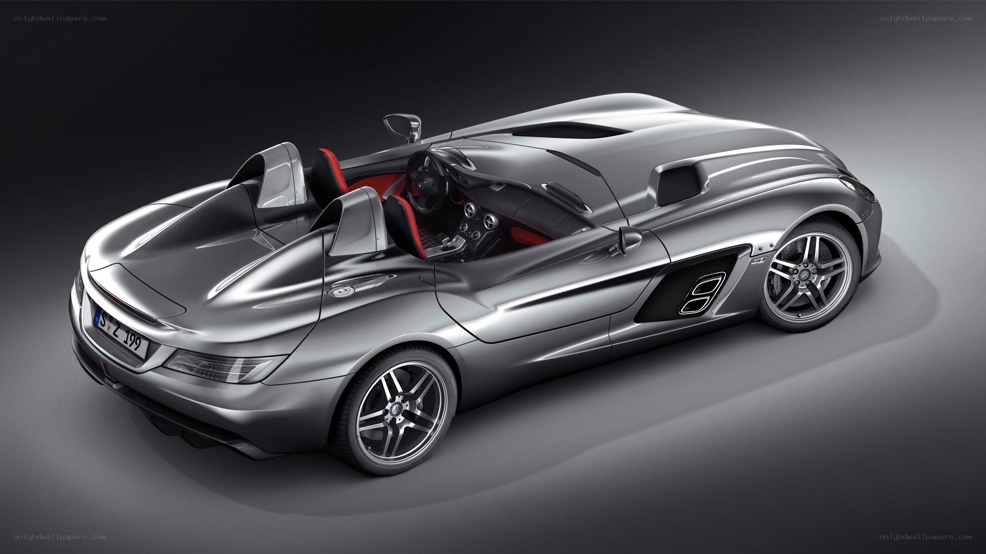 silver sports car concept