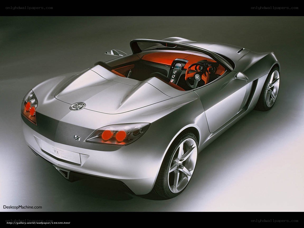 Silver sports car concept
