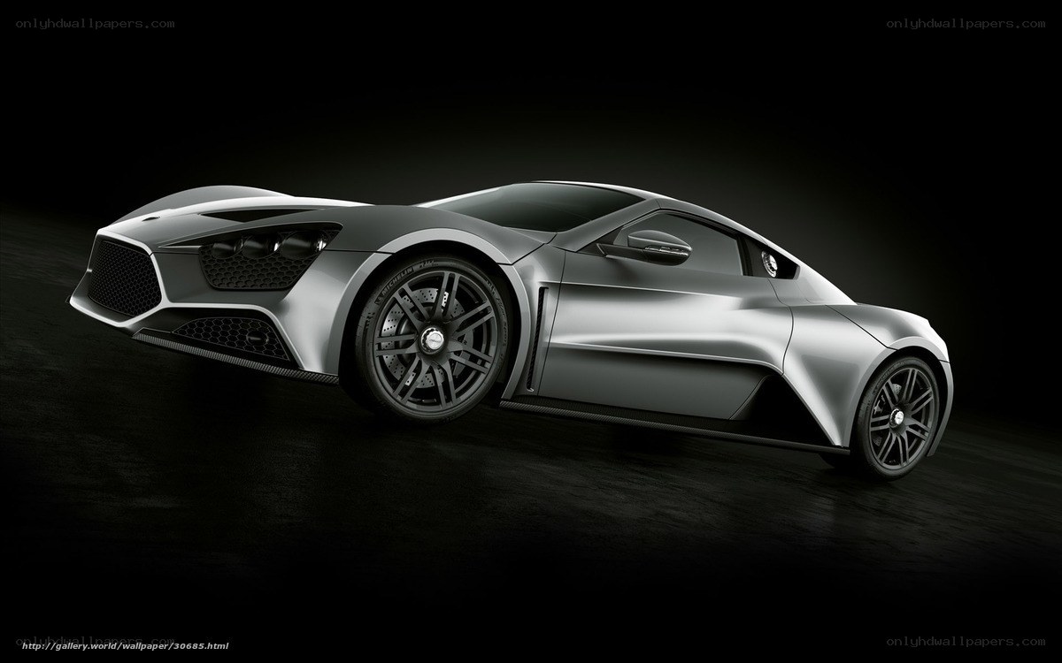 silver sports car concept