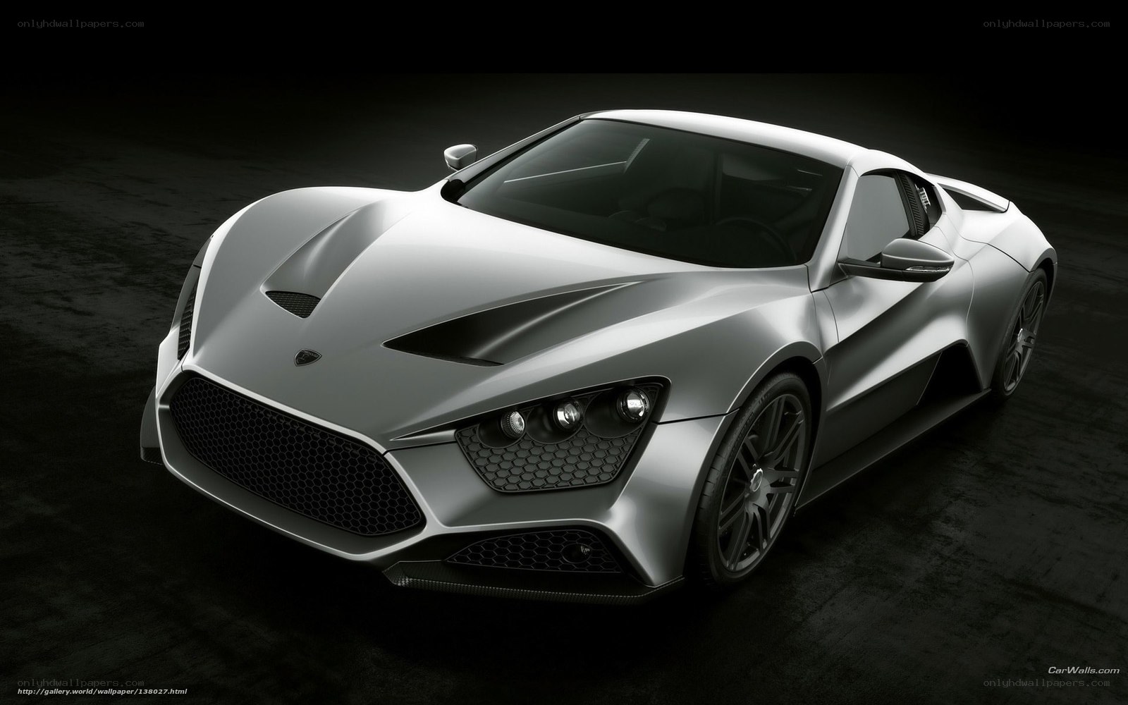 silver sports car concept
