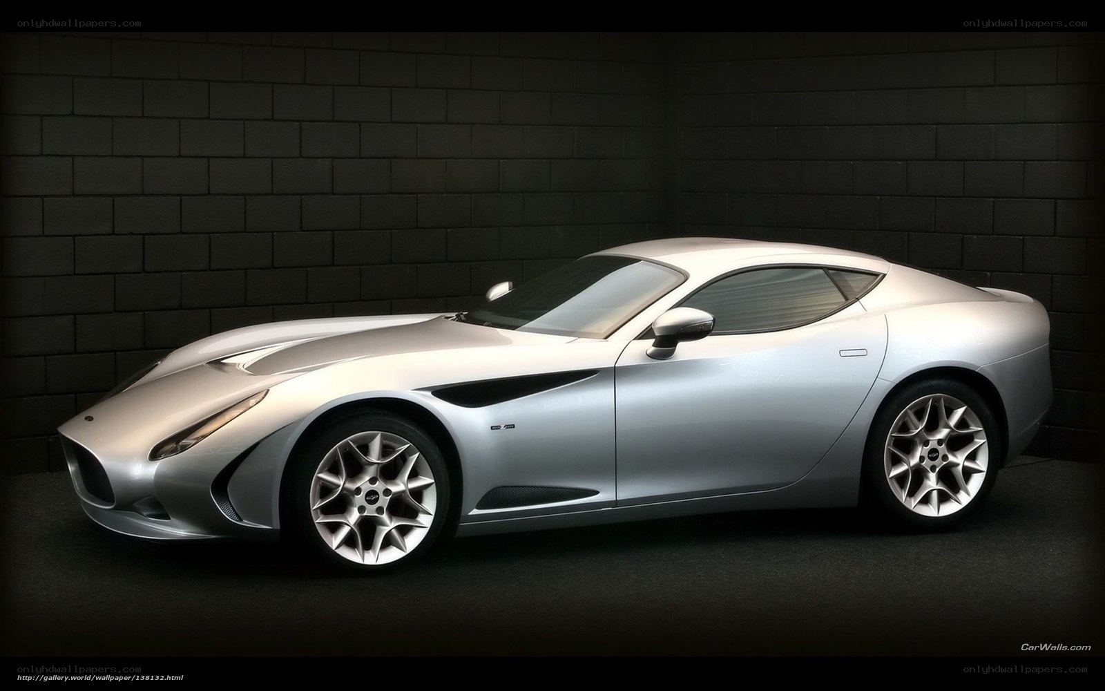 silver sports car concept