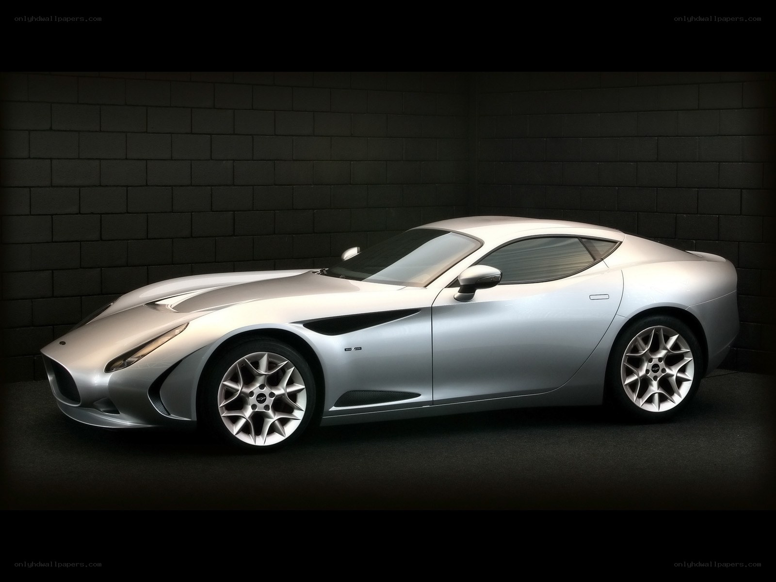silver sports car concept