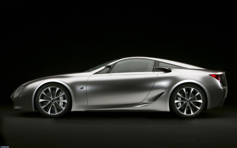 silver sports car concept