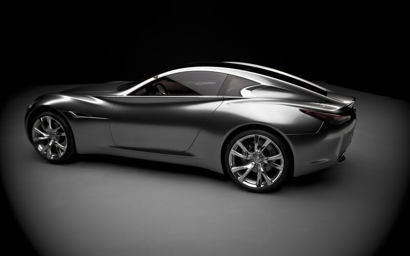silver sports car concept