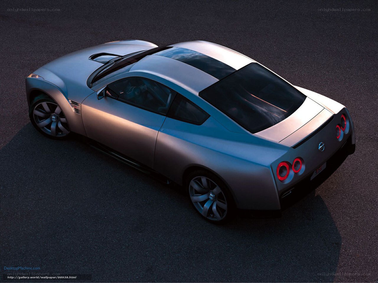 silver sports car concept