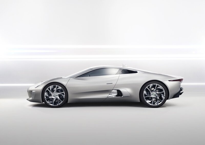 silver sports car concept