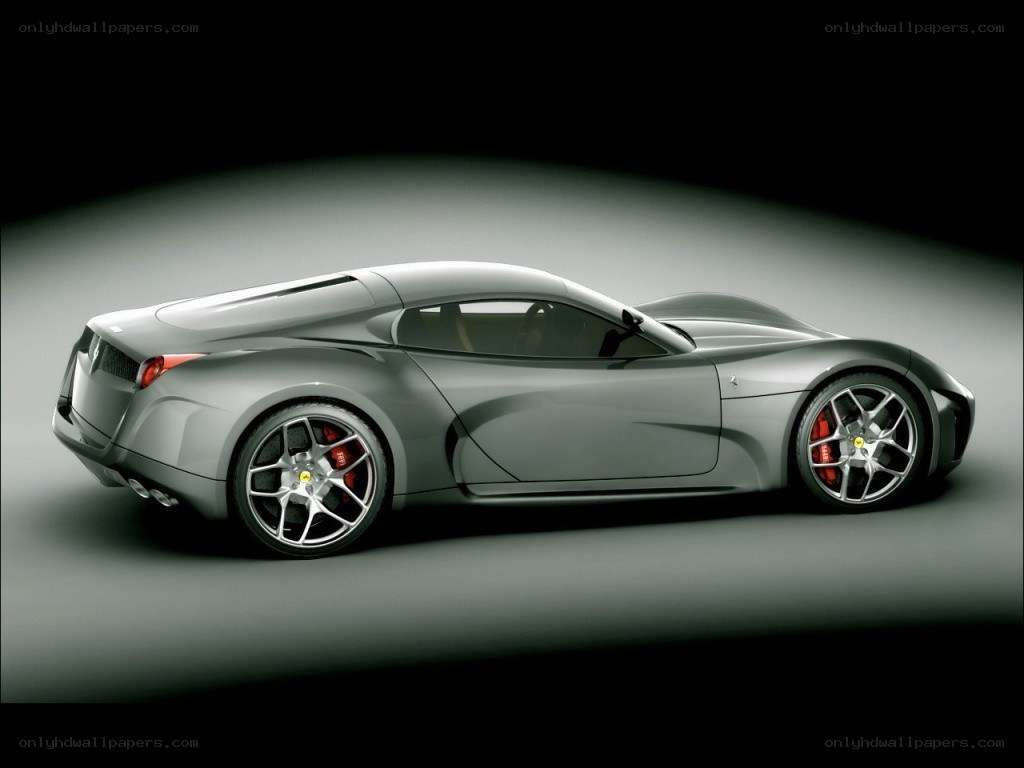 silver sports car concept