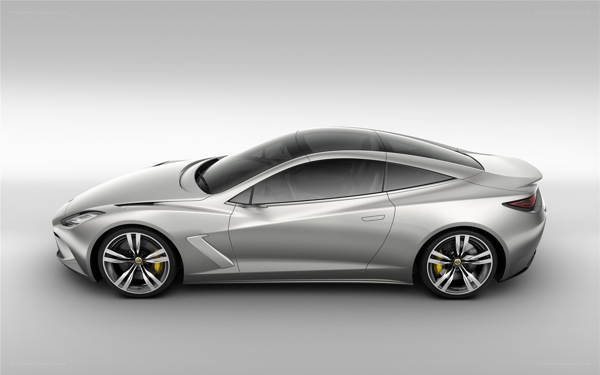 silver sports car concept