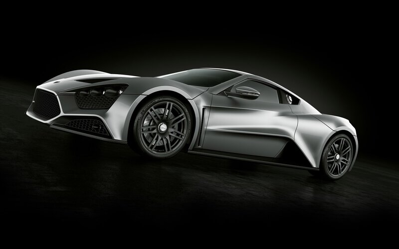 silver sports car concept