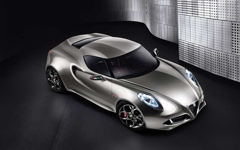 silver sports car concept
