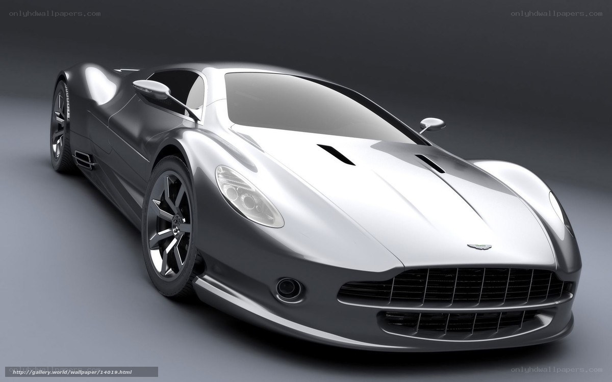 silver sports car design