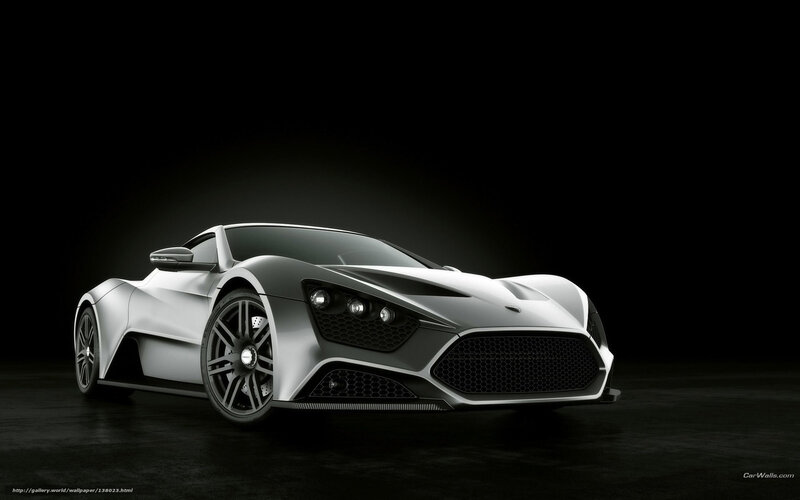 Silver Sports Car — Dramatic, 3d Render, Grille, Wheels
