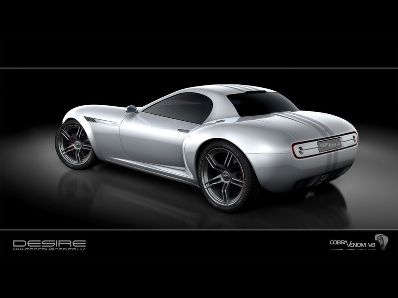 Silver Sports Car — Dramatic, 3d Render, Tires, Logo