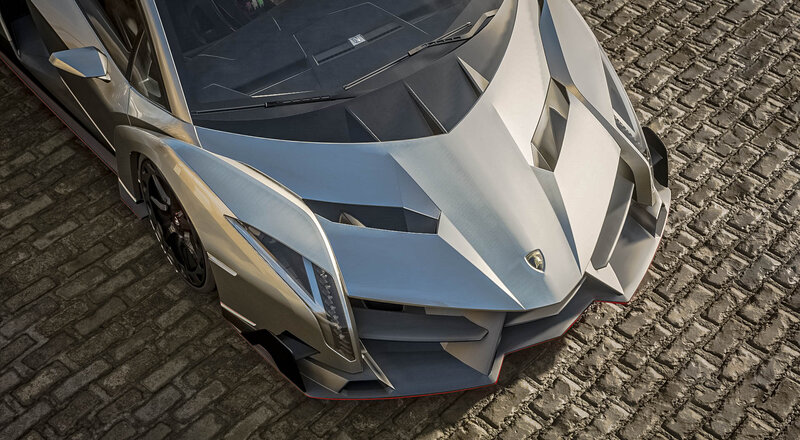 Silver Sports Car — Dramatic, Afternoon, 3d Render, Cobblestone