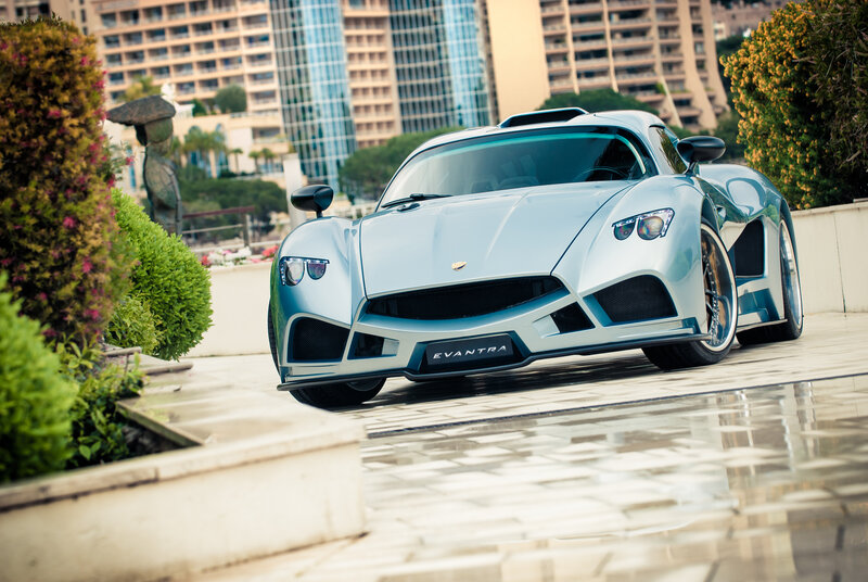 Silver Sports Car — Dramatic, Afternoon, Photograph, Building, Bush