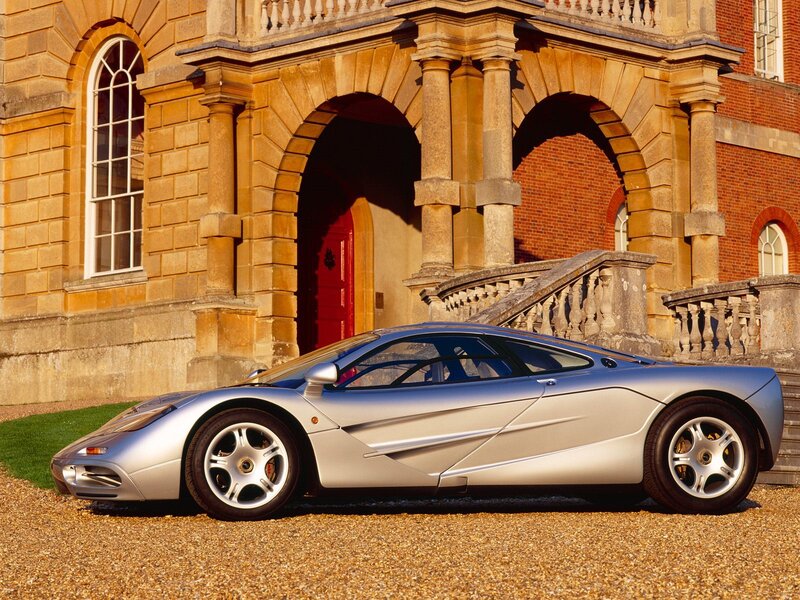 Silver Sports Car — Dramatic, Afternoon, Photograph, Building