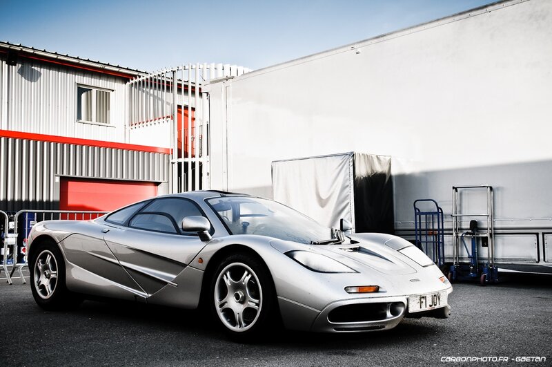 Silver Sports Car — Dramatic, Afternoon, Photograph, Building, Trailer