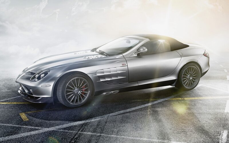 Silver Sports Car — Dramatic, Afternoon, Photograph, Convertible, Road