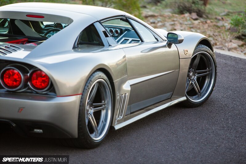 Silver Sports Car — Dramatic, Afternoon, Photograph, Road, Tire