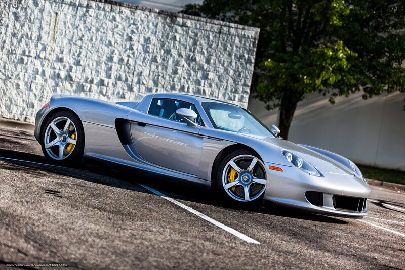 Silver Sports Car — Dramatic, Afternoon, Photograph, Tree