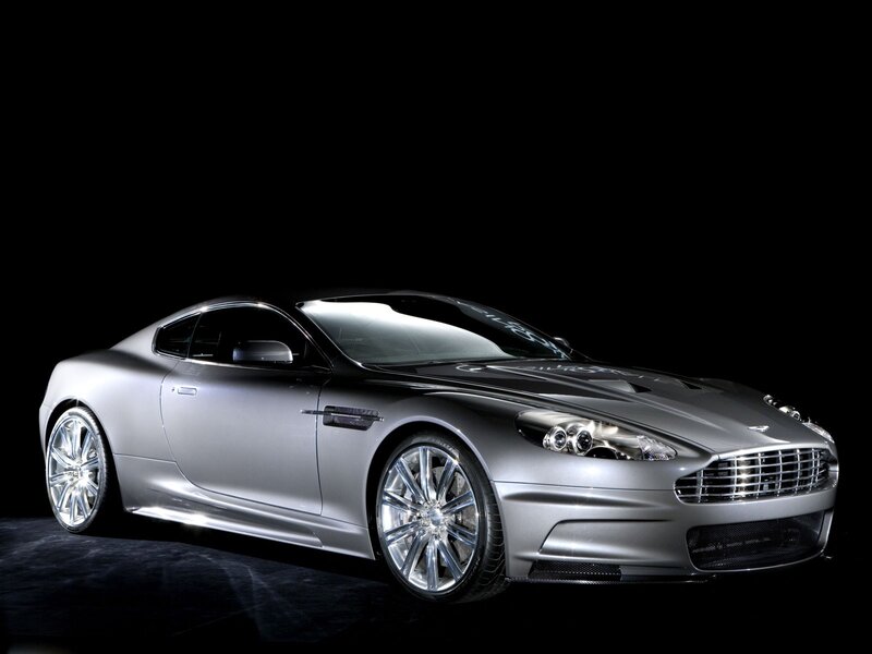 Silver Sports Car — Dramatic, Aston Martin