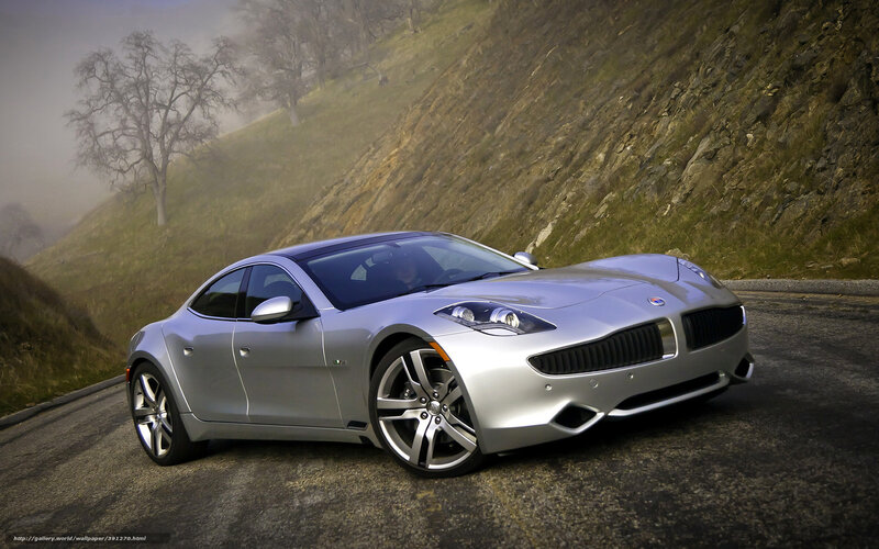 Silver Sports Car — Dramatic, Morning