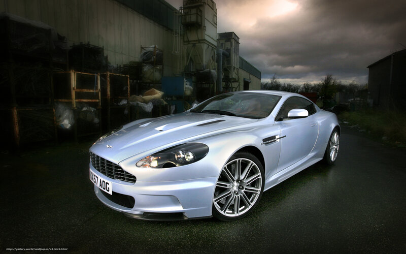 Silver Sports Car — Dramatic, Night, Photograph, Building, Clouds