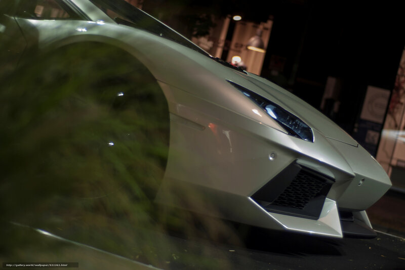 Silver Sports Car — Dramatic, Night, Photograph, Headlight