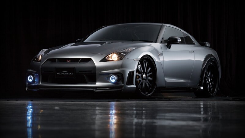 Silver Sports Car — Dramatic, Night, Photograph, Lights, Floor