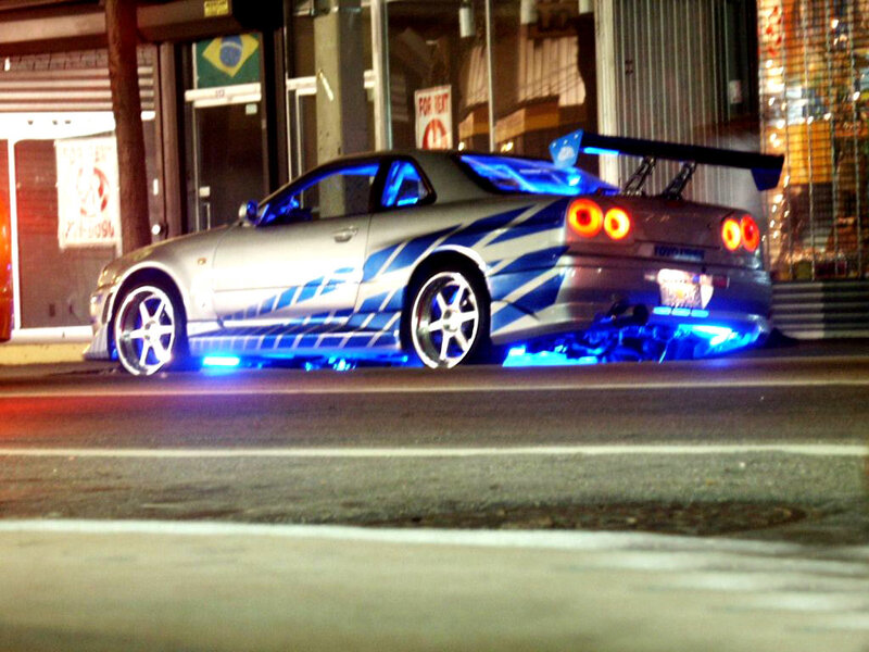Silver Sports Car — Dramatic, Night, Photograph, Tinted Windows