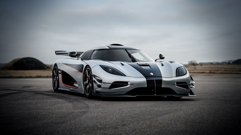 Silver Sports Car — Dramatic, Photograph, Asphalt