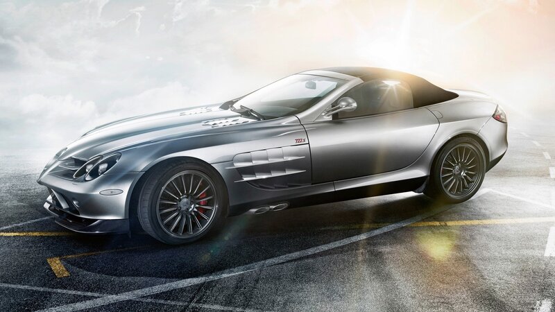 Silver Sports Car — Dramatic, Photograph, Convertible, Road