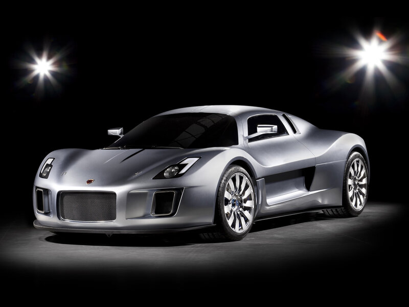 Silver Sports Car — Dramatic, Photograph, Lights, Studio