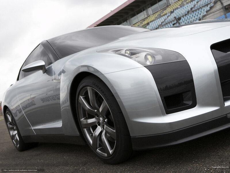 Silver Sports Car — Dramatic, Photograph, Race Track