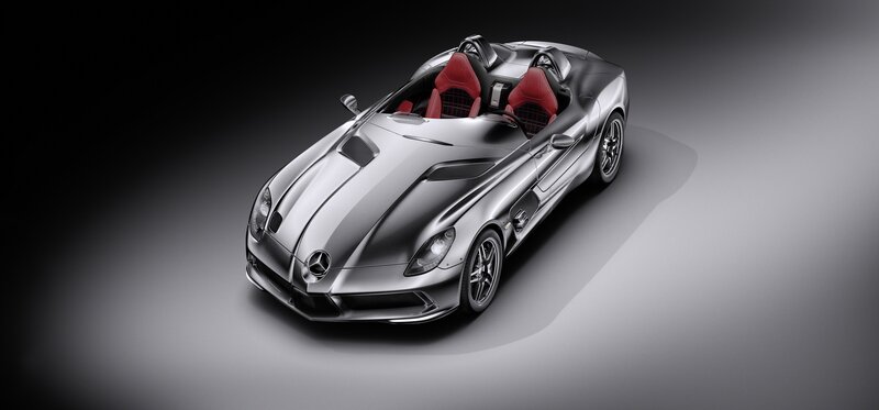 Silver Sports Car — Dramatic, Photograph, Red Seats, Convertible, Two-seater