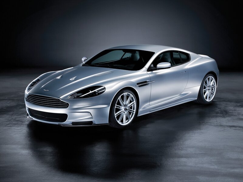 Silver Sports Car — Dramatic, Photograph, Studio Lighting, Dark Floor