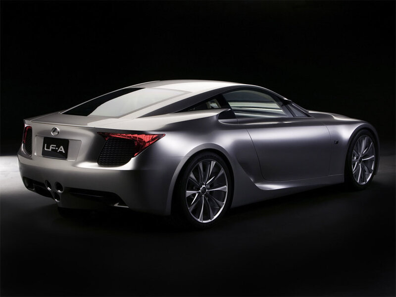Silver Sports Car — Dramatic, Photograph, Taillight, Wheel, Black, Lfa