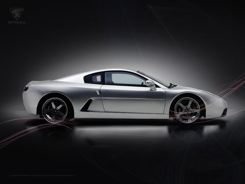 Silver Sports Car — Dramatic, Photograph