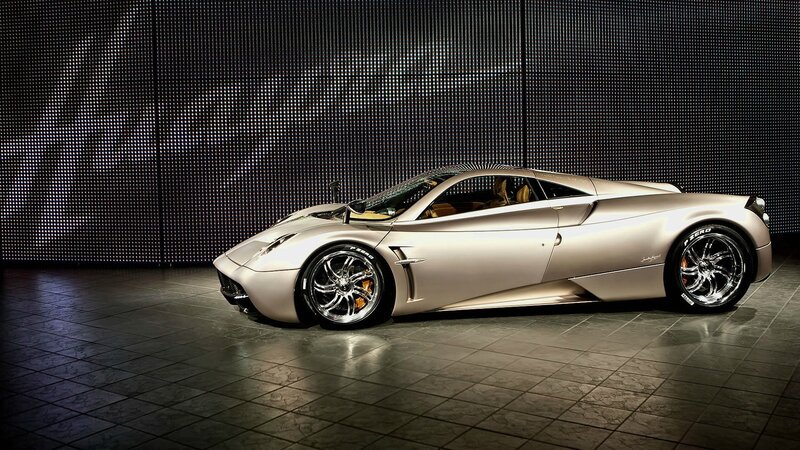 Silver Sports Car — Dramatic, Photograph, Tiled Floor