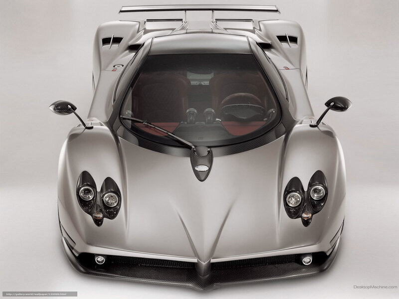 Silver Sports Car — Dramatic, Photograph, Windshield, Headlights, Rear Wing