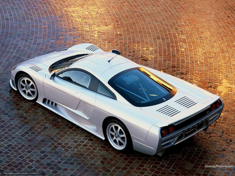 Silver Sports Car — Dramatic, Sunset, Photograph, Brick Pavement