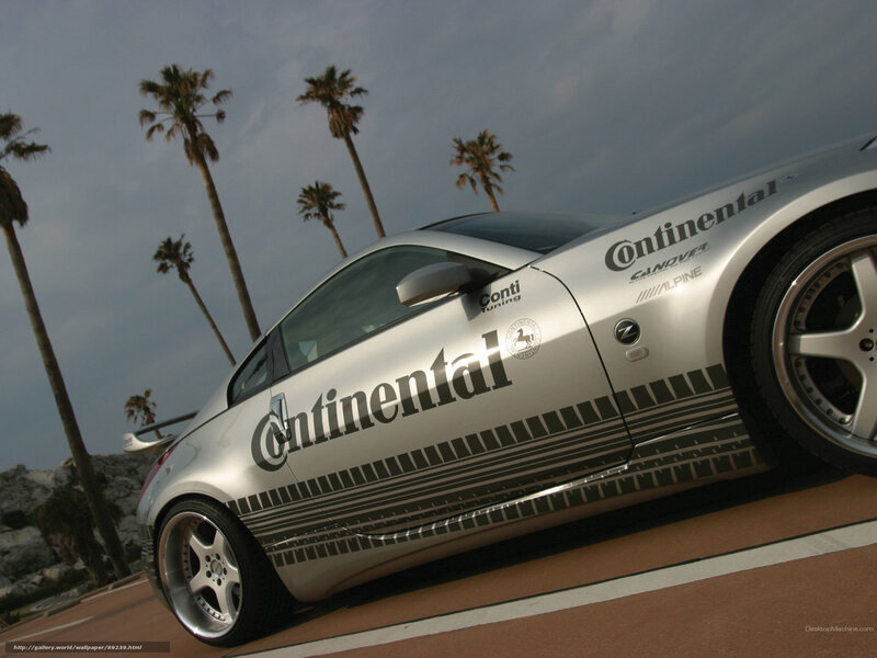 Silver Sports Car — Dramatic, Sunset, Photograph, Palm Trees
