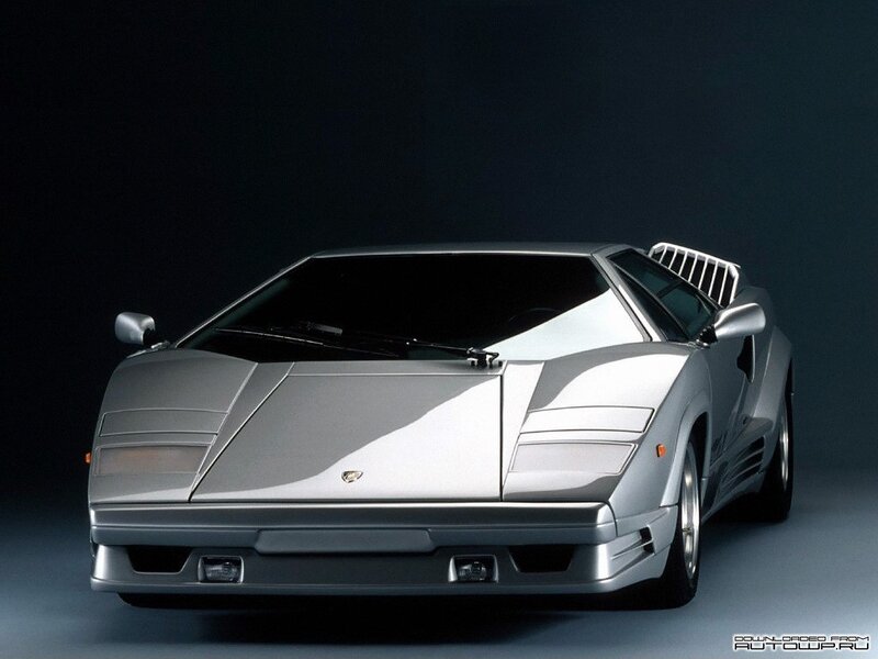 Silver Sports Car — Dramatic, Windshield