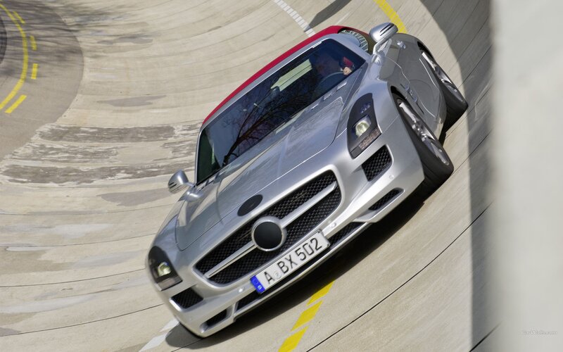 Silver Sports Car — Dynamic, Afternoon, Photograph, Road, Driver, Gray