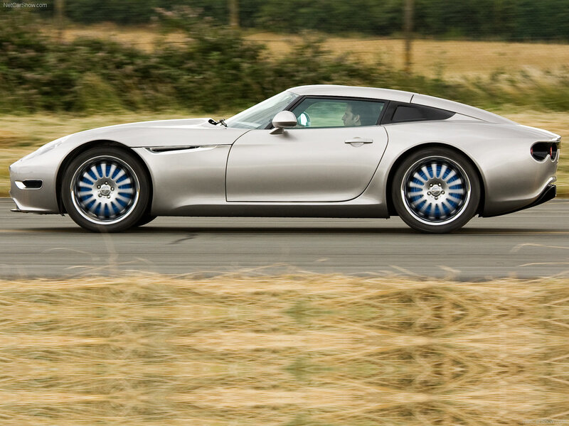 Silver Sports Car — Dynamic, Afternoon, Photograph, Road, Field, Driver