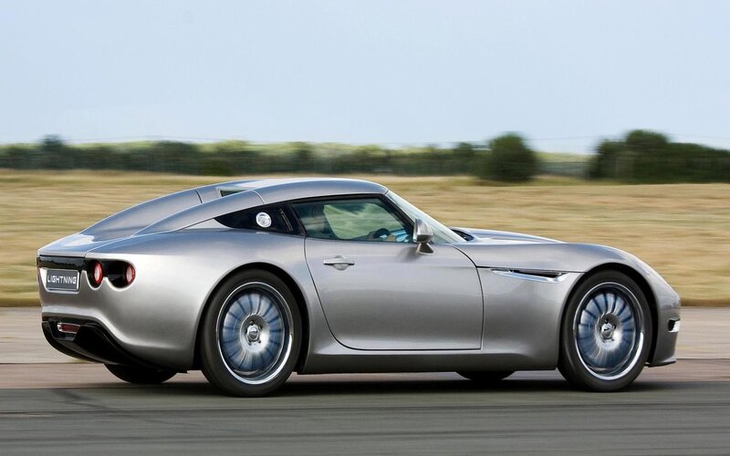 Silver Sports Car — Dynamic, Afternoon, Photograph, Road, Field